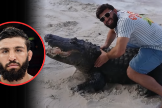 Arman Tsarukyan Tries Wild Rear-Naked Choke On REAL Alligator As He Awaits Next UFC Booking