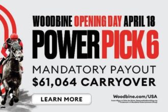 Woodbine opens with mandatory payout and carries over with pick-six