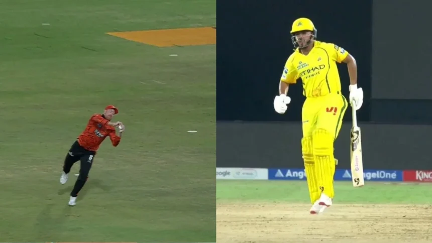 Heinrich Klaasen takes sensational catch to dismiss Ayush Mhatre in SRH vs CSK clash