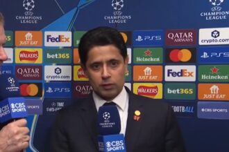 PSG president Nasser Al-Khelaifi pays tribute to Hillsborough victims on the eve of disaster anniversary after Champions League quarter-final match against Liverpool (video)