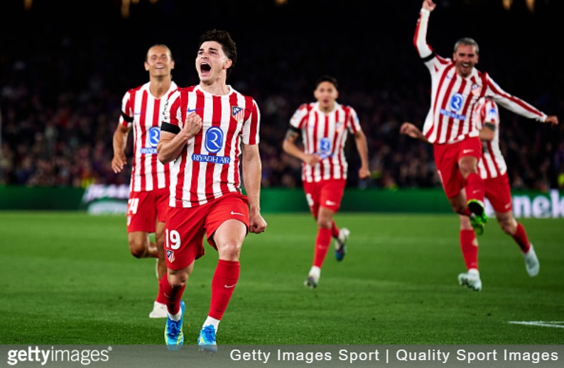 Barcelona 0-2 Atletico Madrid: Goals from Alvarez and Sorloz send Simeone's team into the semi-finals