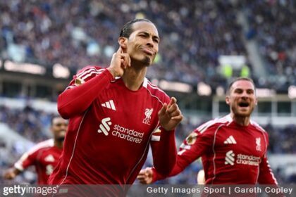 Everton 1-2 Liverpool: Van Dijk scores in the 100th minute to seal the Merseyside derby.